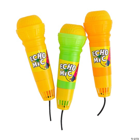 Echo Microphone 9" Colorful Toy Microphone with Echo Effect for Kids, Parties & Classroom Fun, Count: 2 pack | Michaels Echo Microphone 9" Colorful Toy Microphone with Echo Effect for Kids, Parties & Classroom Fun, Count: 2 pack | Michaels